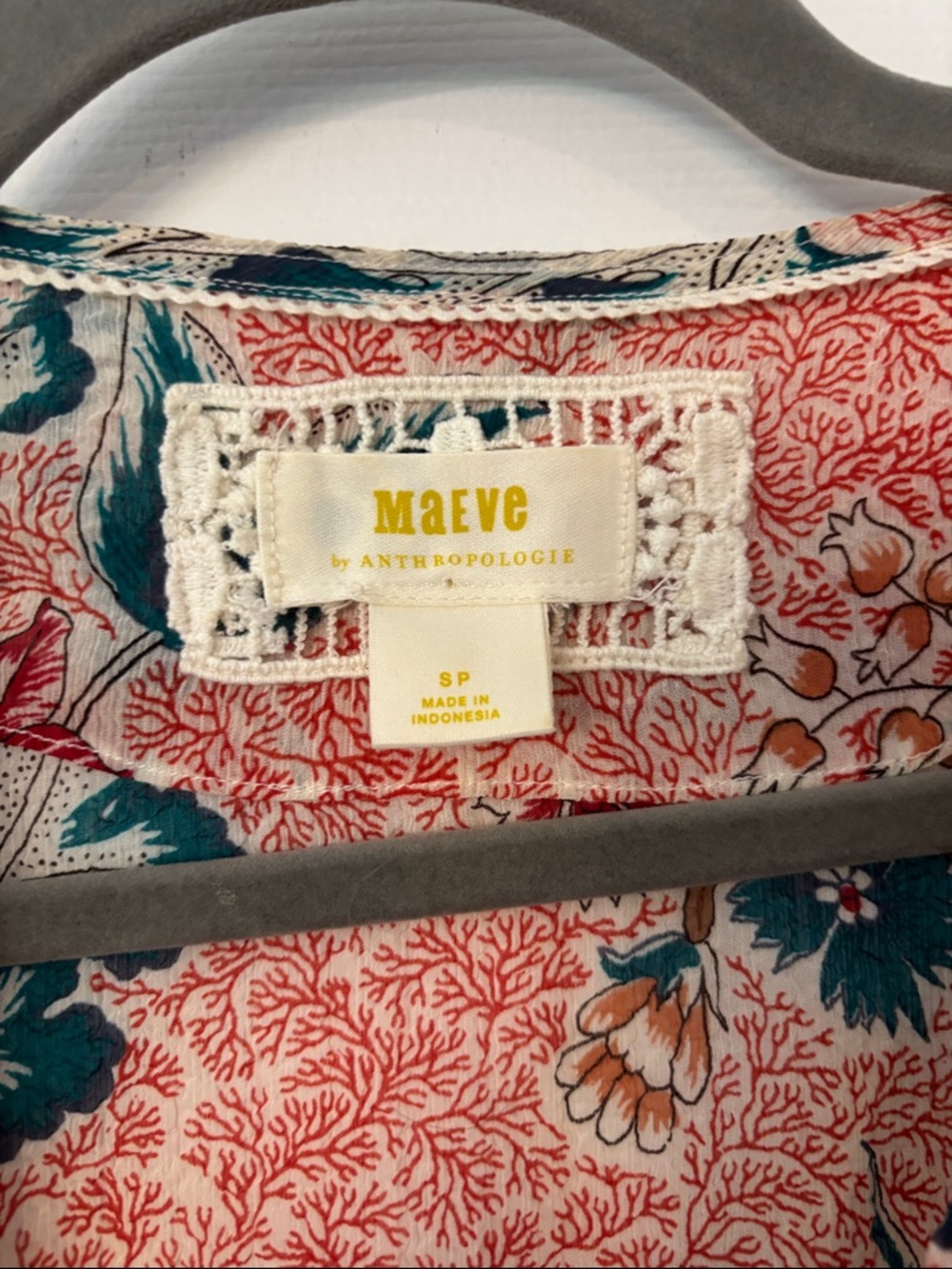 Maeve Anthropologie Maeve Adelaide Wrap Midi Dress Size Small Petite - Picture 3 of 8